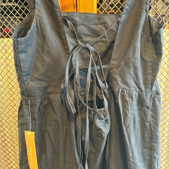 O.P.T. Billie Linen-Blend Midi Dress XL - Picture 5 of 7